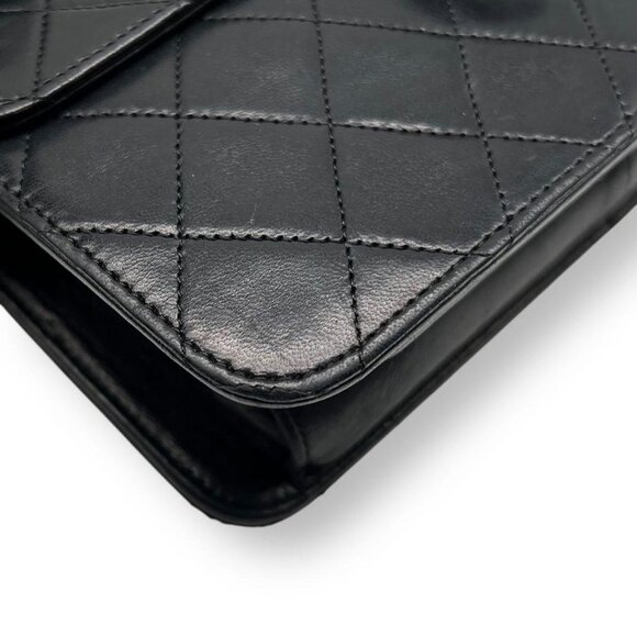 Authentic CHANEL 24K Timeless Classic Vintage Small Single Flap Bag Chain Purse - Picture 13 of 16